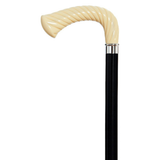 Einstein Classic Twisted Rope Opera Handle Walking Stick, 36-Inch - Tophatter Daily Deals