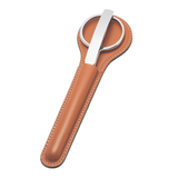 Arezzo Nickel-Plated Scissor & Letter Opener Set with Leather Case - Tophatter Daily Deals