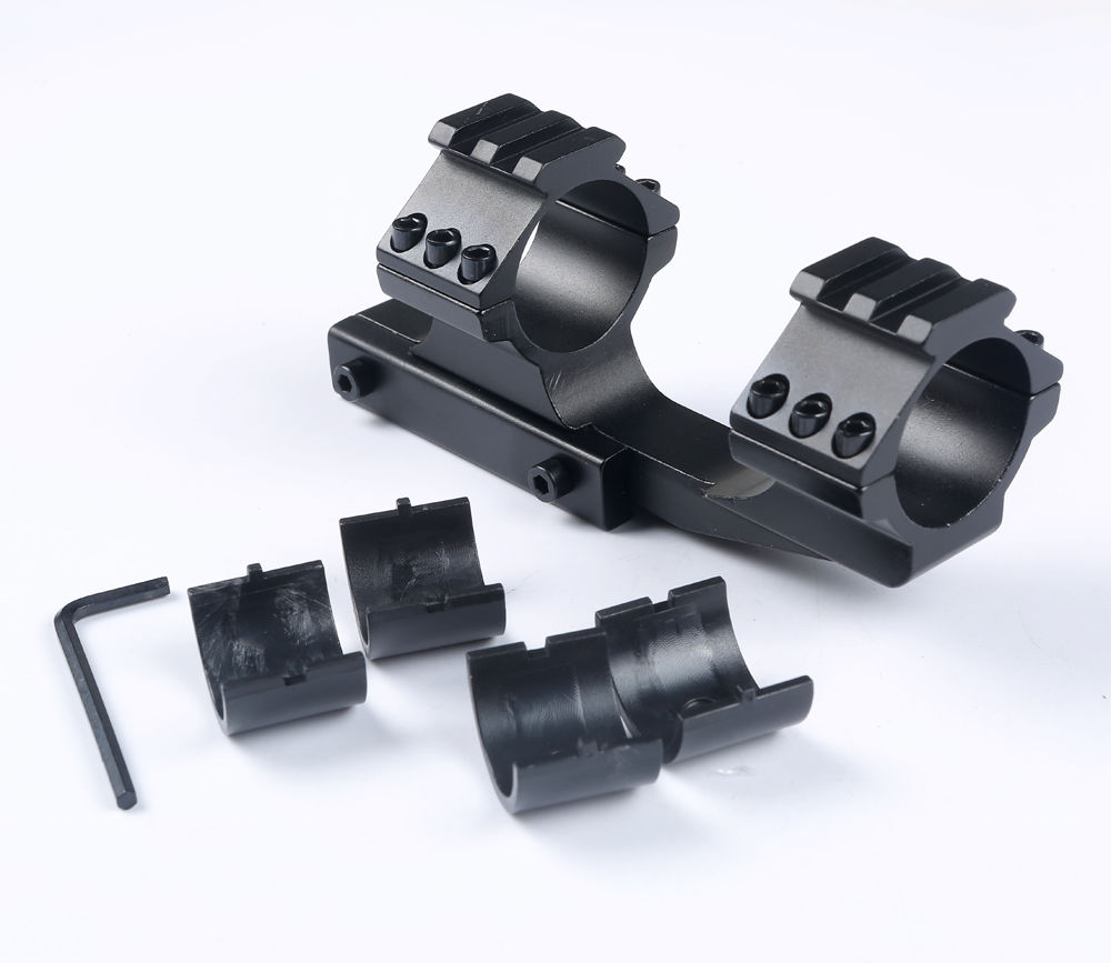 1"/30MM DOVETAIL MOUNT RING, OFFSET WITH PIC. CAPS - Tophatter's Army Deals OPTICS & SCOPES - Tophatter Daily Deals