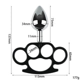 New Products Anal Plugs Metal Finger Tiger Anal Plugs Rear Anal Plugs Adult Erotic Sex Products Anal Plugs Black Large - Tophatter Daily Deals