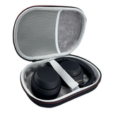 CentralSound EVA Hard Zippered Headphones Protective Carrying Case - Black Audio Accessories - Tophatter Daily Deals