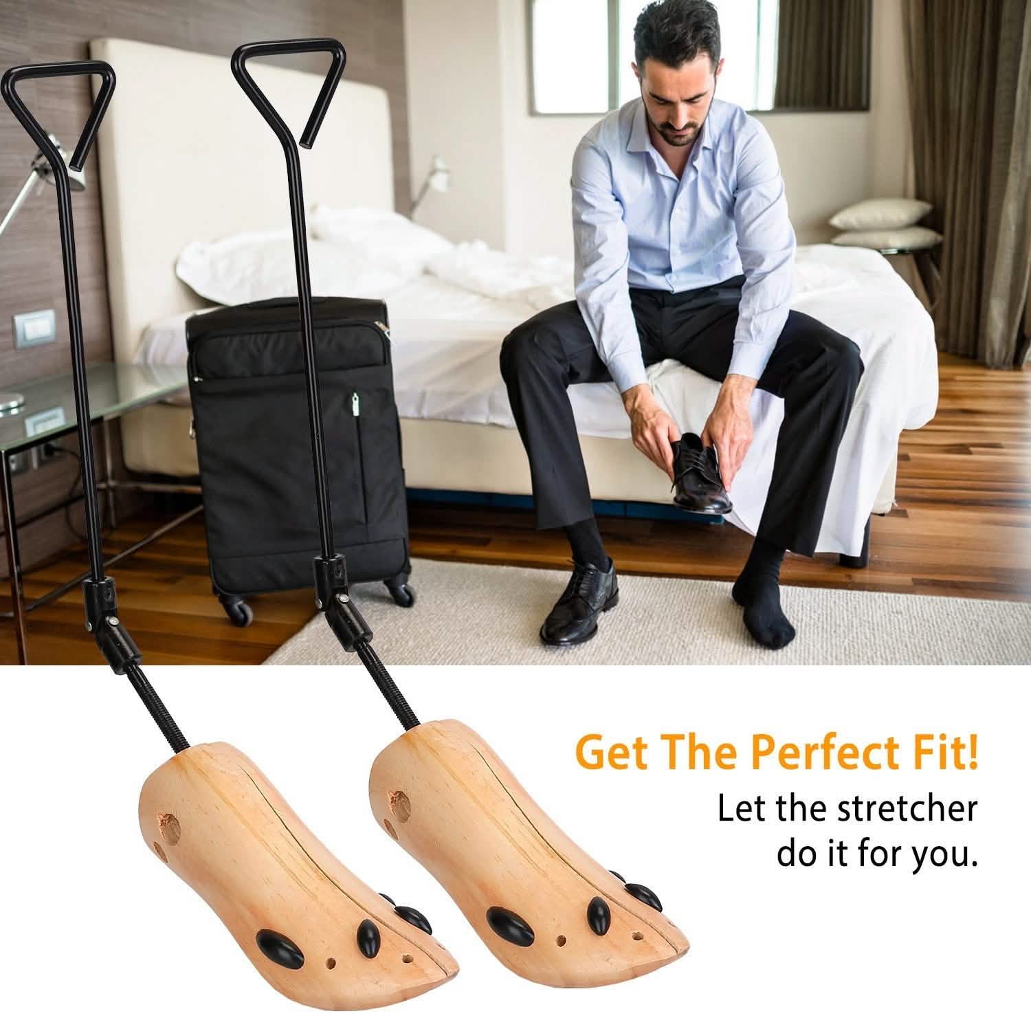 1-Pair: Adjustable Boot Stretcher Storage & Organization - Tophatter Daily Deals