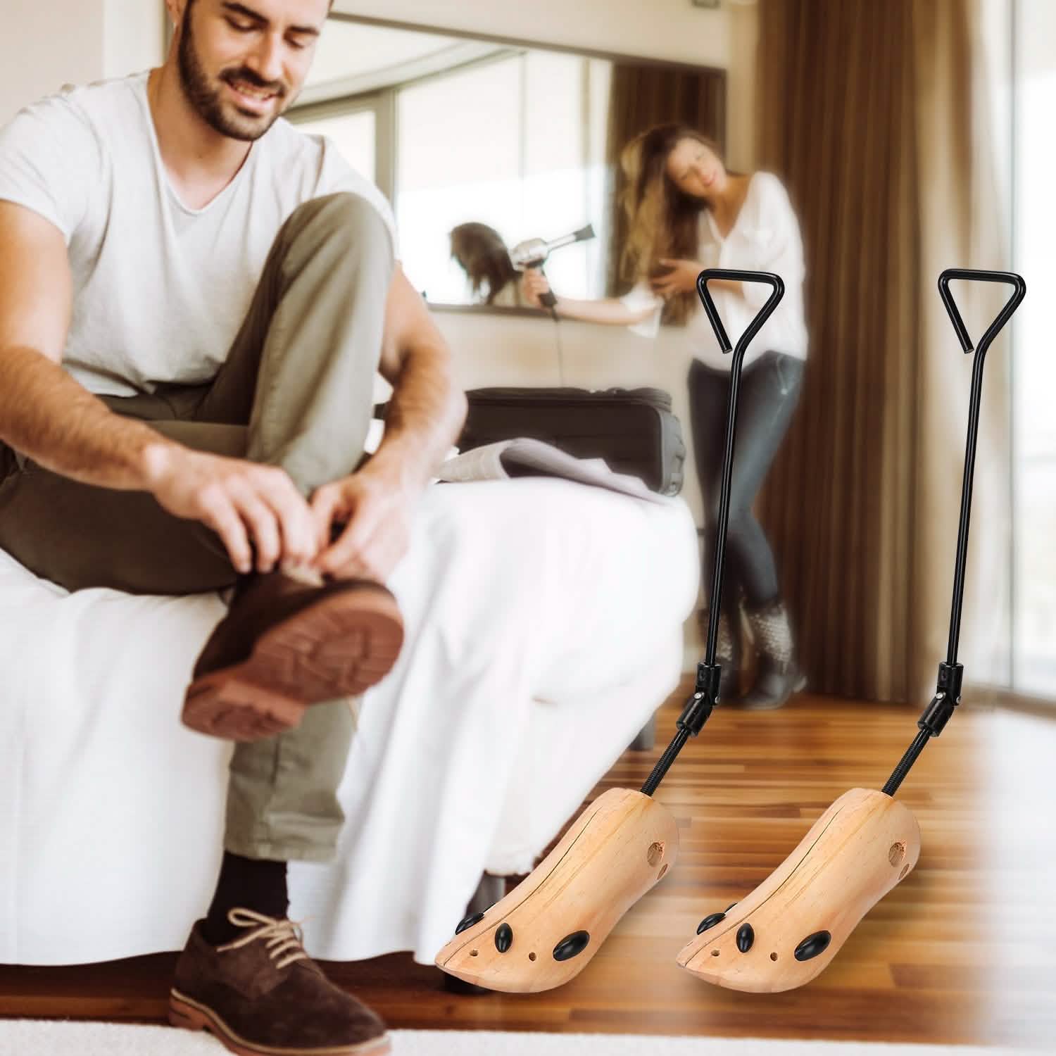 1-Pair: Adjustable Boot Stretcher Storage & Organization - Tophatter Daily Deals