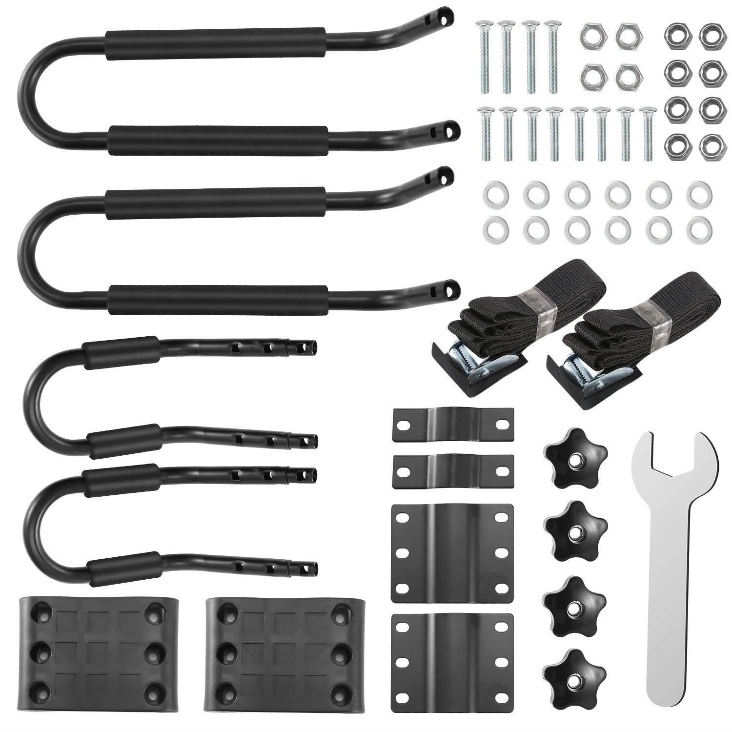 1-Pair: Universal J-Bar Kayak Carrier Automotive - Tophatter Daily Deals