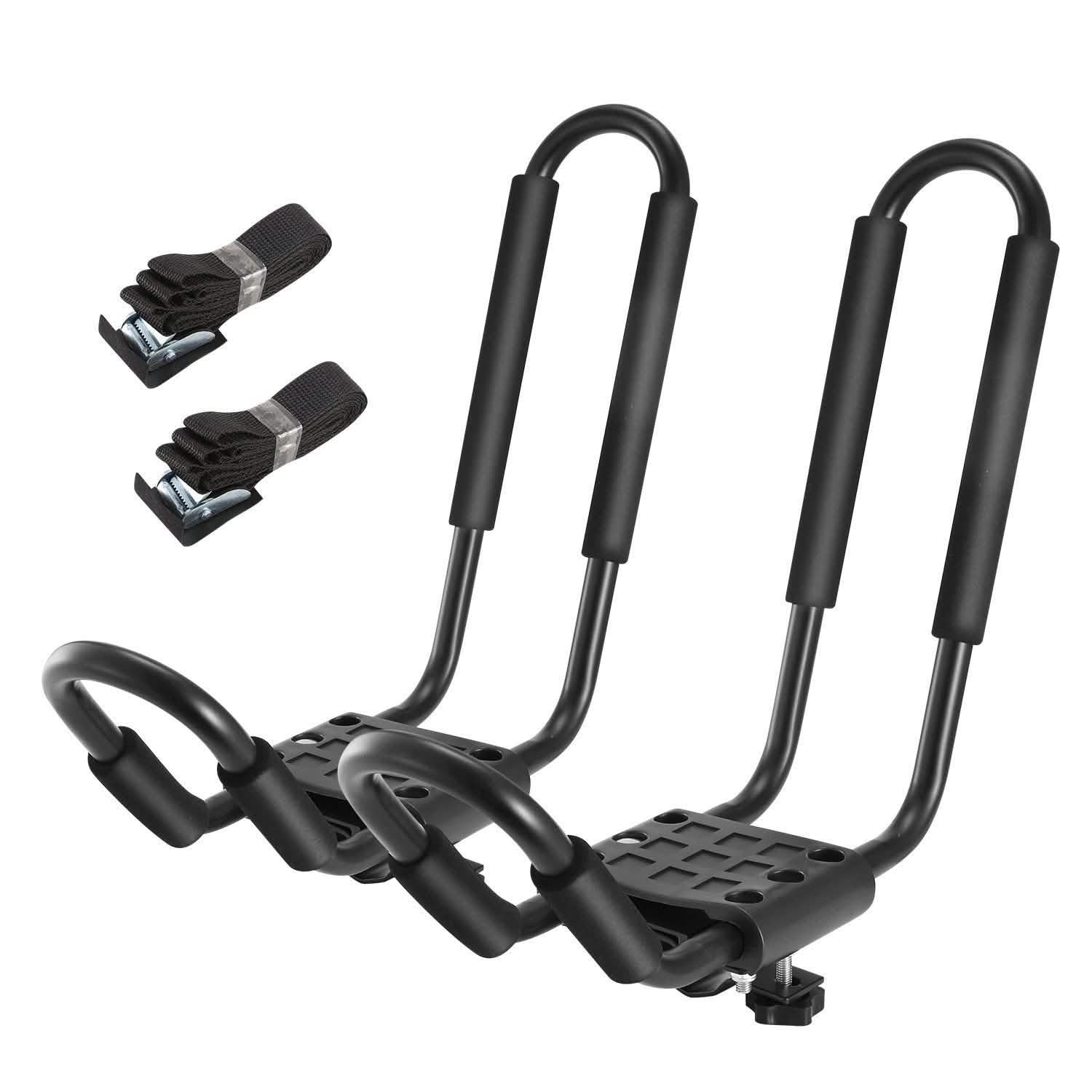 1-Pair: Universal J-Bar Kayak Carrier Automotive - Tophatter Daily Deals