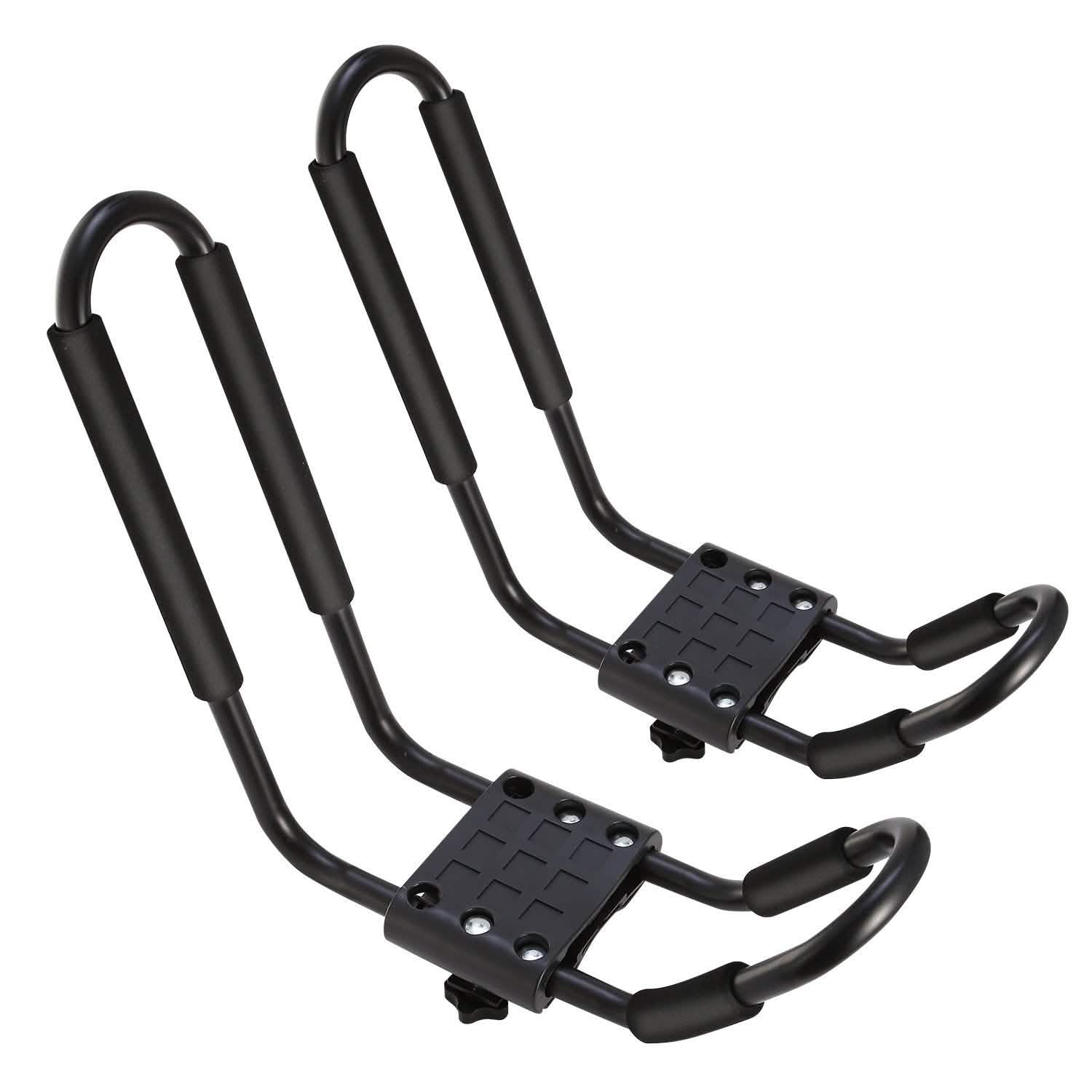 1-Pair: Universal J-Bar Kayak Carrier Automotive - Tophatter Daily Deals