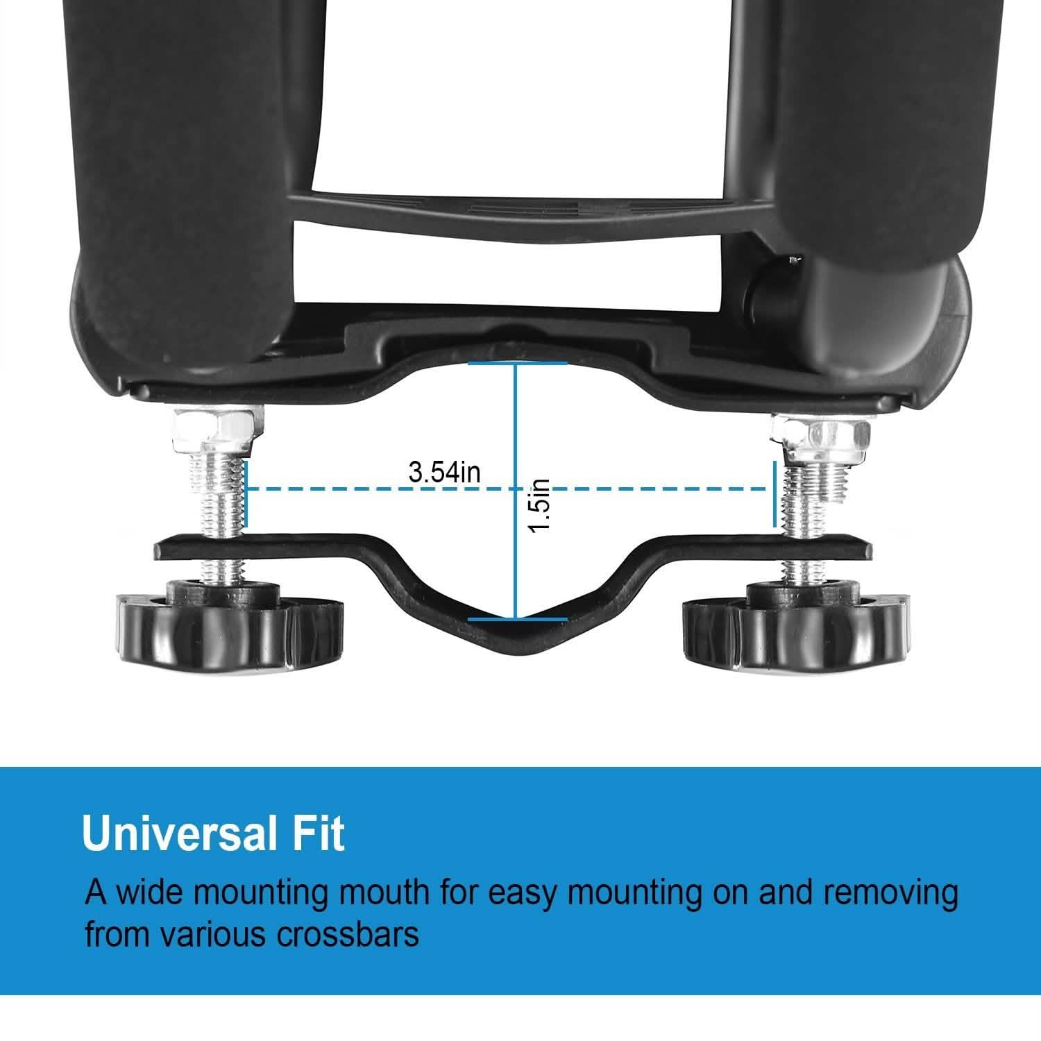 1-Pair: Universal J-Bar Kayak Carrier Automotive - Tophatter Daily Deals
