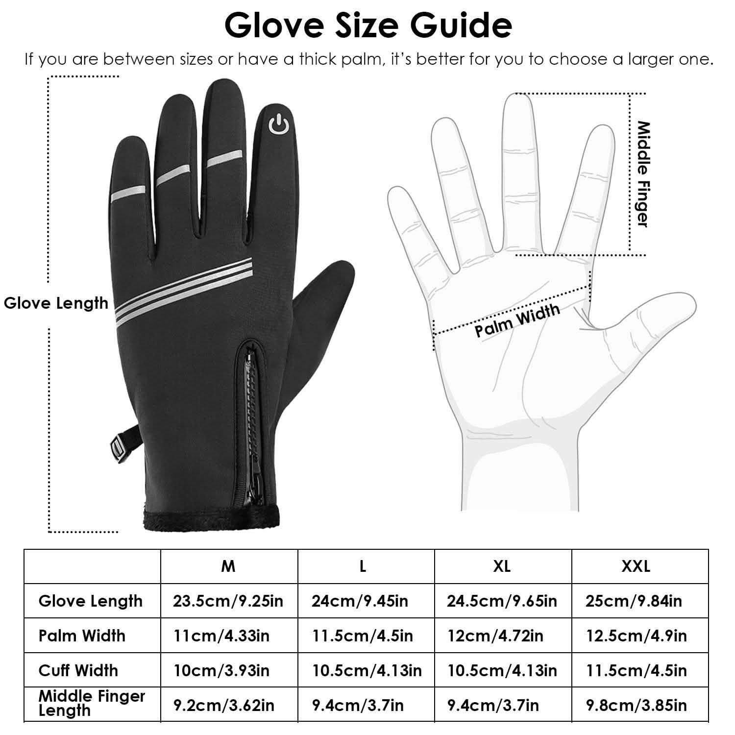 1-Pair: Winter Touchscreen Thermal Gloves Outdoor Recreation - Tophatter Daily Deals