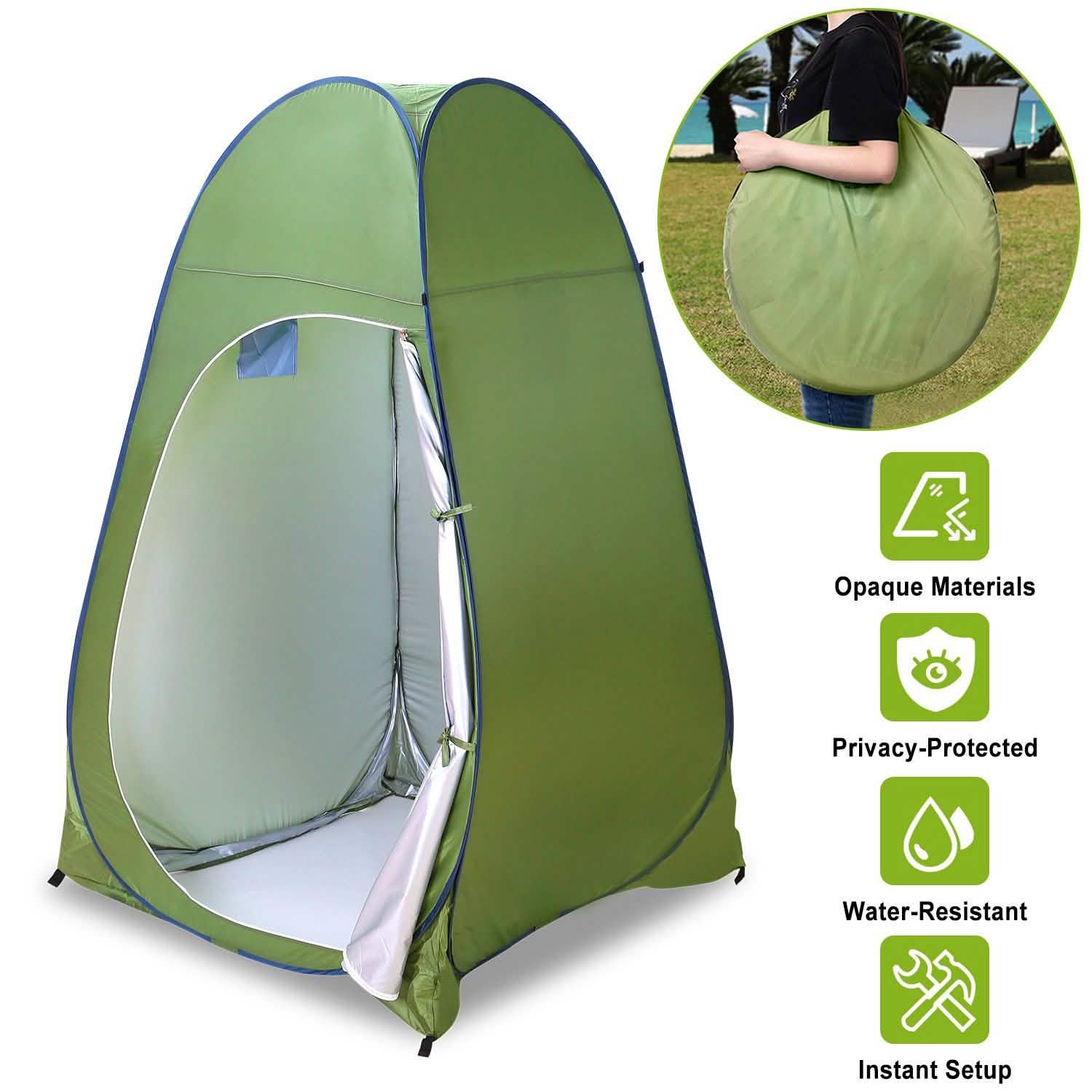 Outdoor Pop Up Toilet Tent Outdoor Recreation - Tophatter Daily Deals