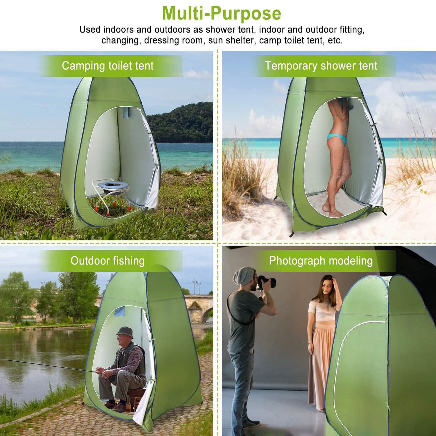 Outdoor Pop Up Toilet Tent Outdoor Recreation - Tophatter Daily Deals