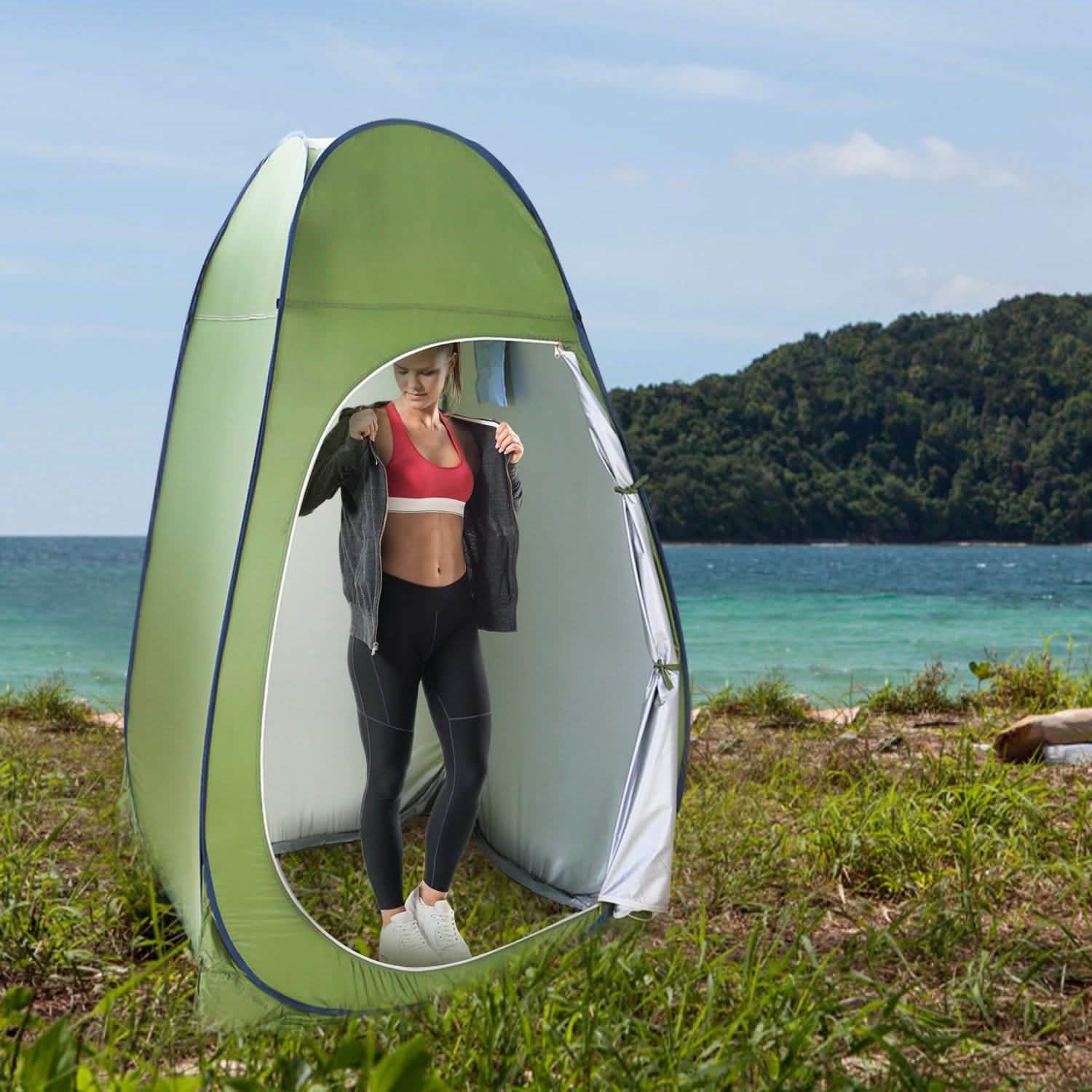 Outdoor Pop Up Toilet Tent Outdoor Recreation - Tophatter Daily Deals
