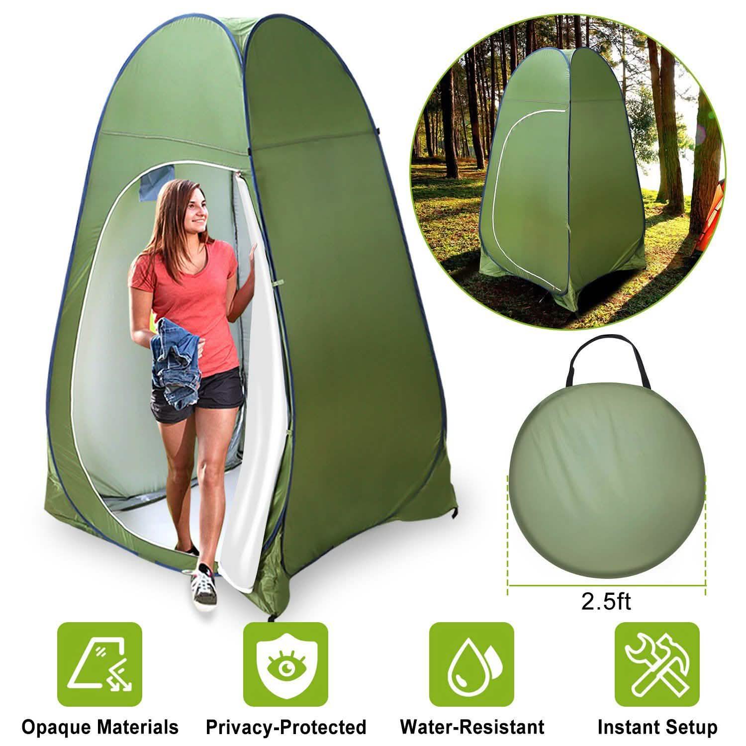 Outdoor Pop Up Toilet Tent Outdoor Recreation - Tophatter Daily Deals