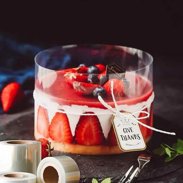 1-Roll: Transparent Cake Wrap Decorative Film Kitchen Tools & Gadgets - Tophatter Daily Deals