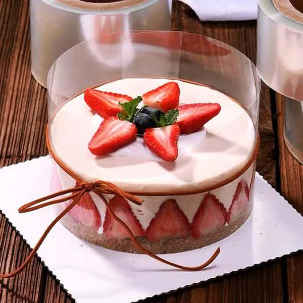 1-Roll: Transparent Cake Wrap Decorative Film Kitchen Tools & Gadgets - Tophatter Daily Deals