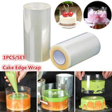 1-Roll: Transparent Cake Wrap Decorative Film Kitchen Tools & Gadgets - Tophatter Daily Deals