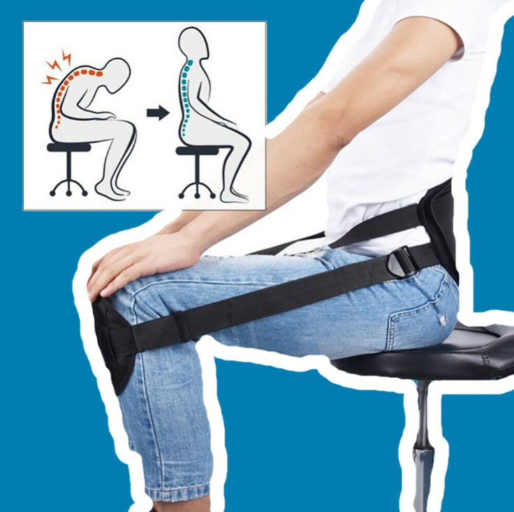 BetterBack® Correct Back Posture While Sitting (Seen On Shark Tank, Doctor Recommended for Back Pain – Makes Every Chair Ergonomic – Lumbar Support, Adjustable Straps) Tophatter Online Shopping Website