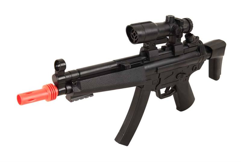 K51 Spring Action Airsoft Rifle With Laser Collectible Weapons - Tophatter Daily Deals