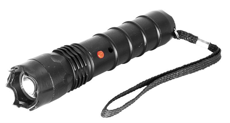 Mini Volta Tactical Stun Gun 3 Million Volts With 180 Lumens FlashLight Black Collectible Weapons - Tophatter Daily Deals