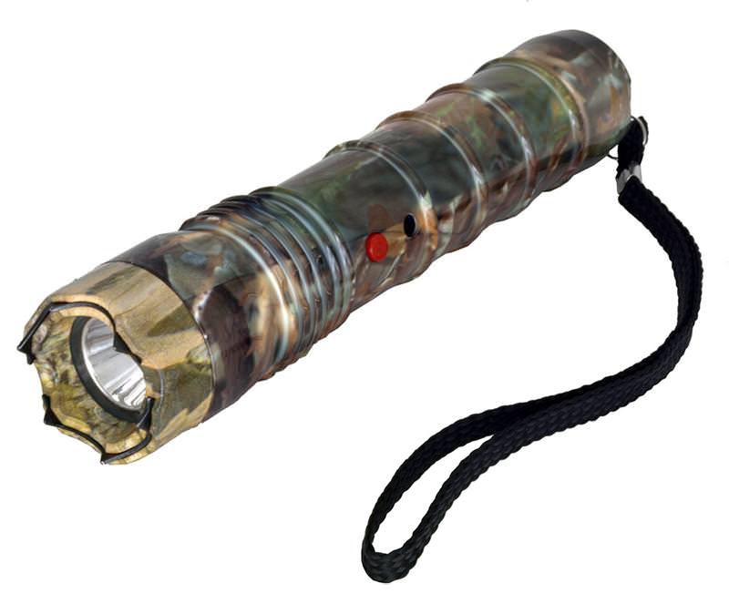 Mini Volta Tactical Stun Gun 3 Million Volts With 180 Lumens FlashLight Camo Collectible Weapons - Tophatter Daily Deals