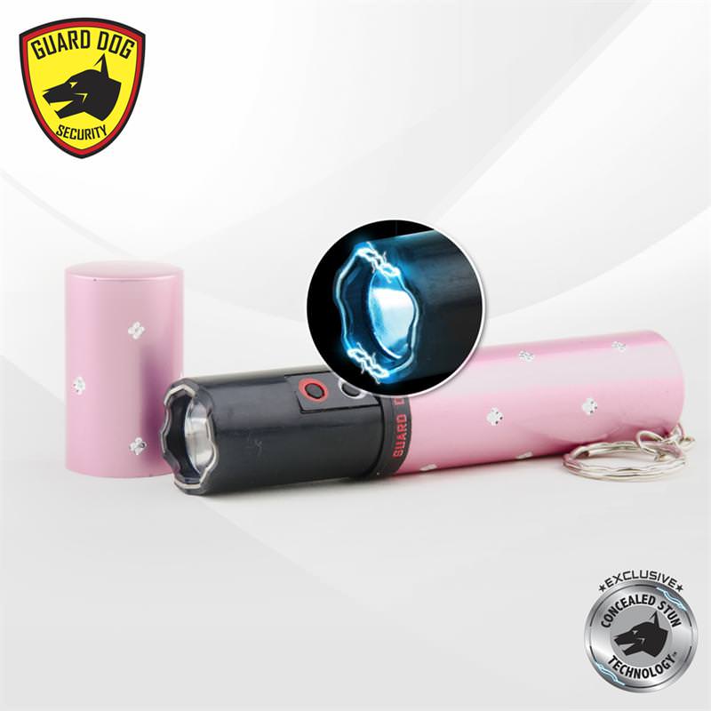 Electra Concealed Pink Lipstick Stun Gun 3 Million Volt with 100-Lumen Flashlight Collectible Weapons - Tophatter Daily Deals