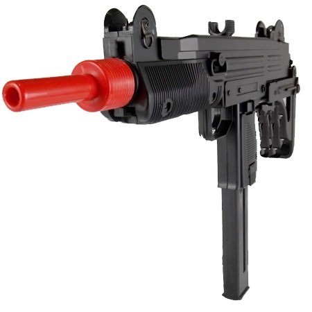 Well D91 UZI SMG AEG Airsoft Full Auto Electric AEG Sub Machine Gun Collectible Weapons - Tophatter Daily Deals