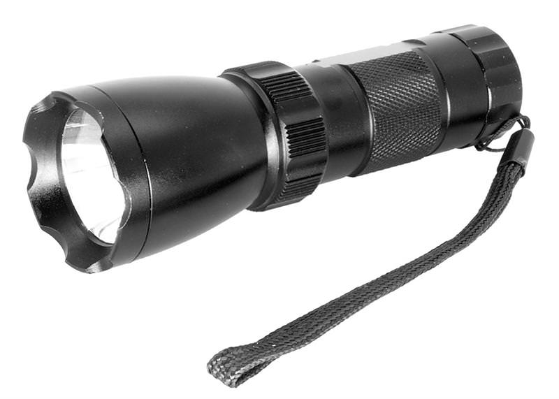 Vista 200 Lumen LED 3 Function Tactical Compact Flashlight Aluminum Collectible Weapons - Tophatter Daily Deals
