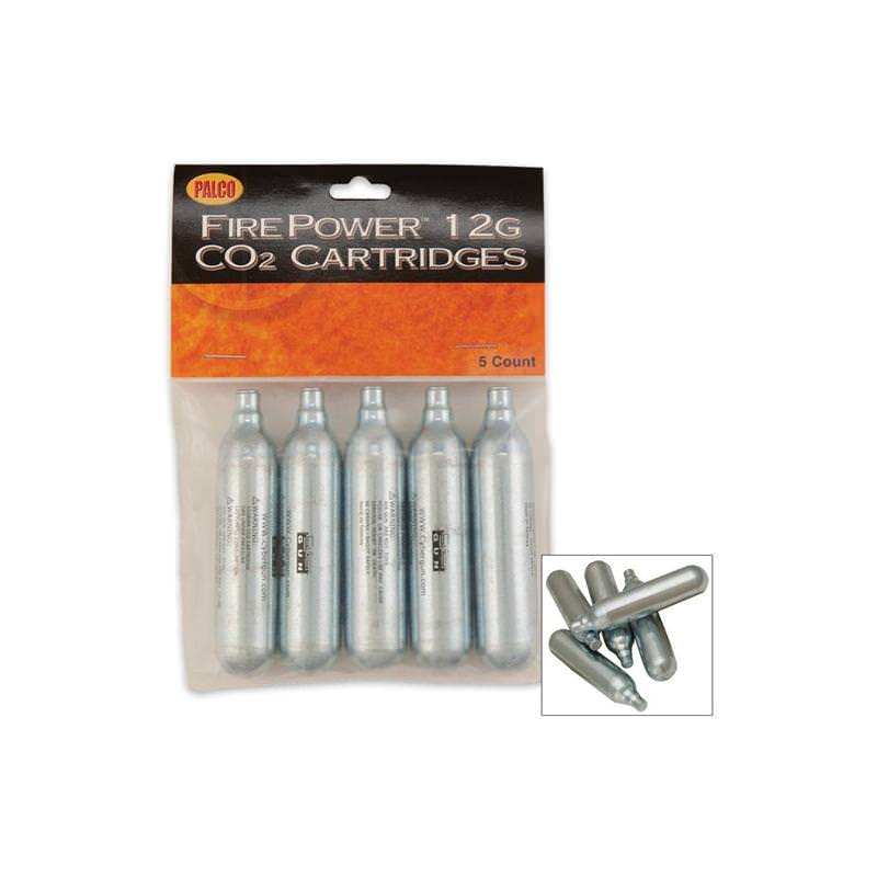 Airsoft Premium 12 Gram CO2 Cartridges 5 Pack 12g - Tophatter Daily Deals