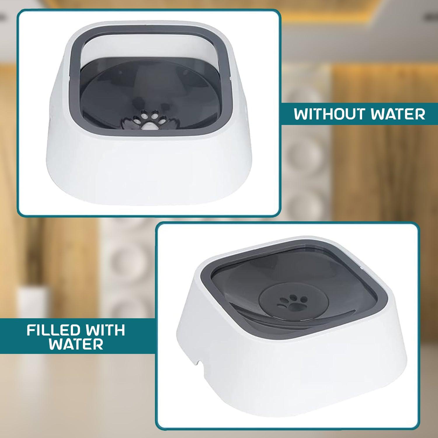 Non Spill Dog Water Bowls - 35oz Pet Water Bowl Splash Proof Dispenser Travel Portable Non Drip Pet Products - Tophatter Daily Deals