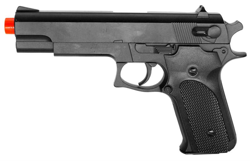 1911 Replica Spring Airsoft Pistol Gun 200FPS K6 With Jamming Rod Collectible Weapons - Tophatter Daily Deals