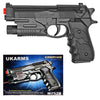 M757R Spring M9 Pistol with Laser Handgun FPS-144 Airsoft Gun - Tophatter Daily Deals