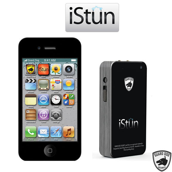 Guard Dog iStun Cell Phone Stun Gun 3.8 Million Volt Collectible Weapons - Tophatter Daily Deals