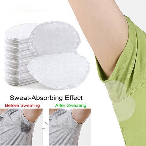 Underarms Pads for Sweating - 10-100x Disposable Sweat Pads Patches Antiperspirant Underarm Armpit Guard Sheet Apparel & Accessories - Tophatter Daily Deals
