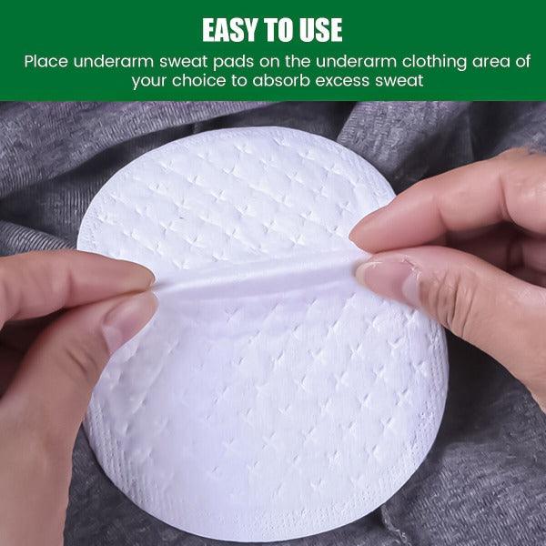 Underarms Pads for Sweating - 10-100x Disposable Sweat Pads Patches Antiperspirant Underarm Armpit Guard Sheet Apparel & Accessories - Tophatter Daily Deals