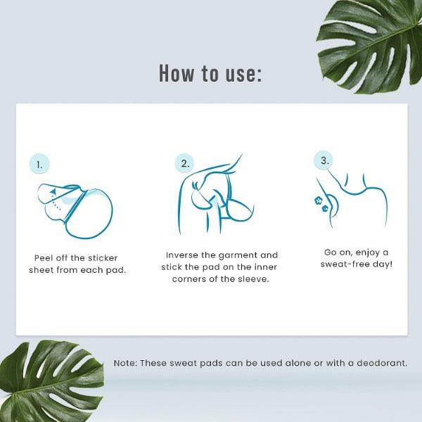 Underarms Pads for Sweating - 10-100x Disposable Sweat Pads Patches Antiperspirant Underarm Armpit Guard Sheet Apparel & Accessories - Tophatter Daily Deals