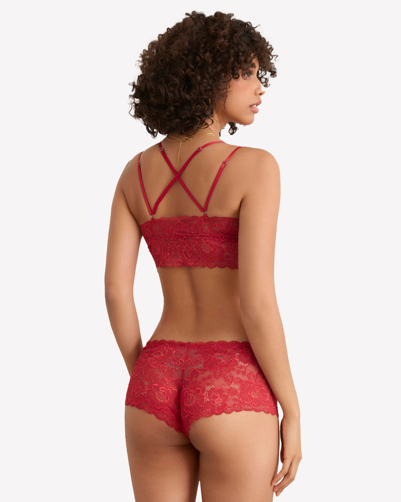 2 Piece Lace Bra and Panty Set Lingerie Sets-Bra Sets - Tophatter Daily Deals
