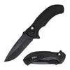 4.75" Closed Black Spring Assisted Axis Lock Folding Knife Collectible Weapons - Tophatter Daily Deals