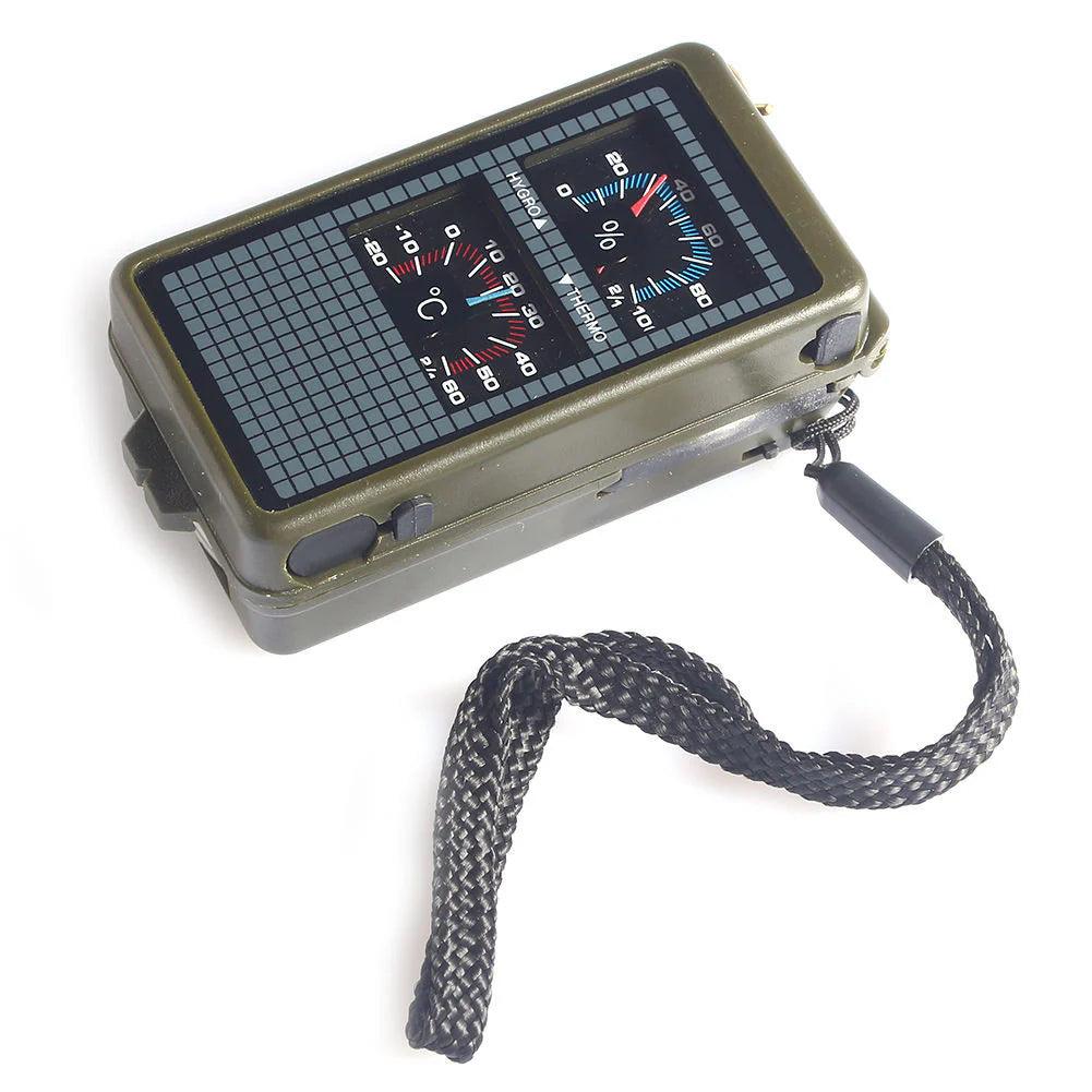 10-IN-1 PORTABLE PROFESSIONAL MULTITOOL COMPASS - Tophatter's Army Deals OUTDOOR - Tophatter Daily Deals