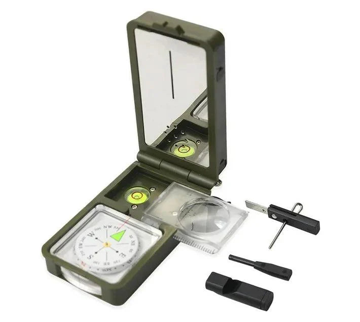 10-IN-1 PORTABLE PROFESSIONAL MULTITOOL COMPASS - Tophatter's Army Deals OUTDOOR - Tophatter Daily Deals