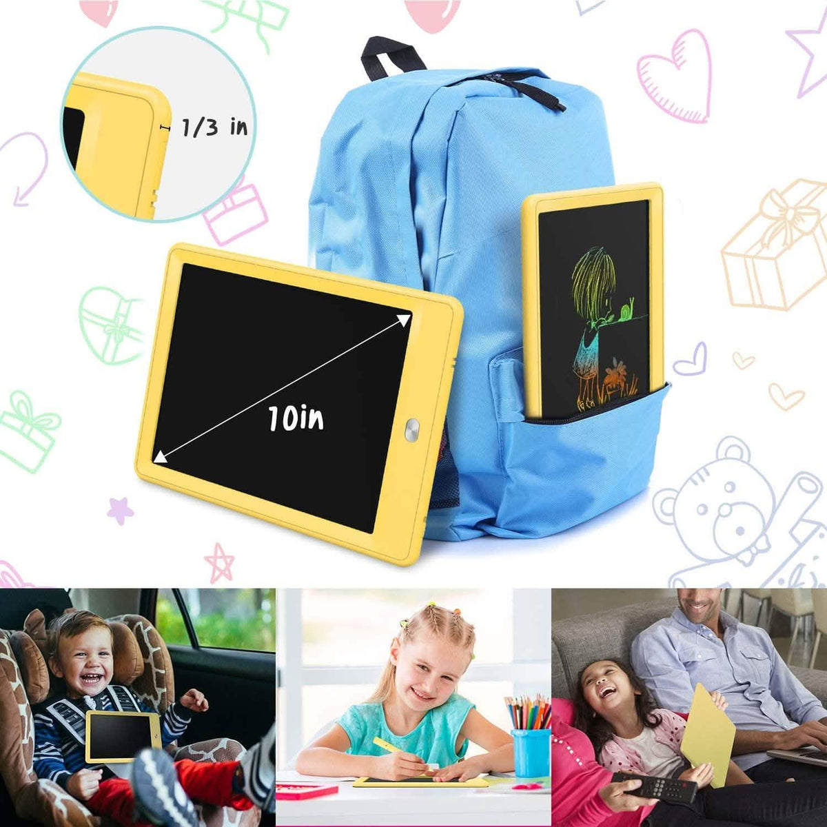 10-Inch LCD Writing Tablet Toys & Games - Tophatter Daily Deals