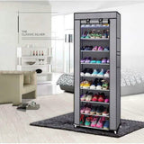 10-Layer 9 Grid Shoe Rack Shelf Storage Closet Organizer Storage & Organization - Tophatter Daily Deals