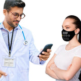 10-Pack: Adjustable Face Mask Loop Extender Id Name Badges CDC Card Holder Lanyards Face Masks & PPE - Tophatter Daily Deals
