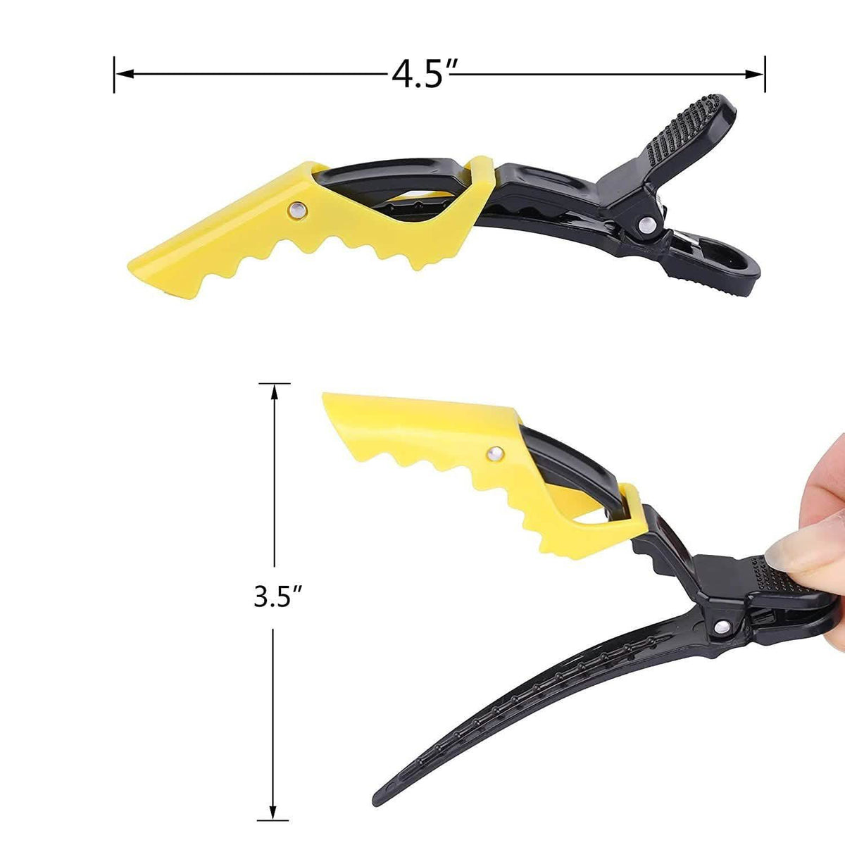 10-Pack: Alligator Styling Sectioning Clips Beauty & Personal Care - Tophatter Daily Deals