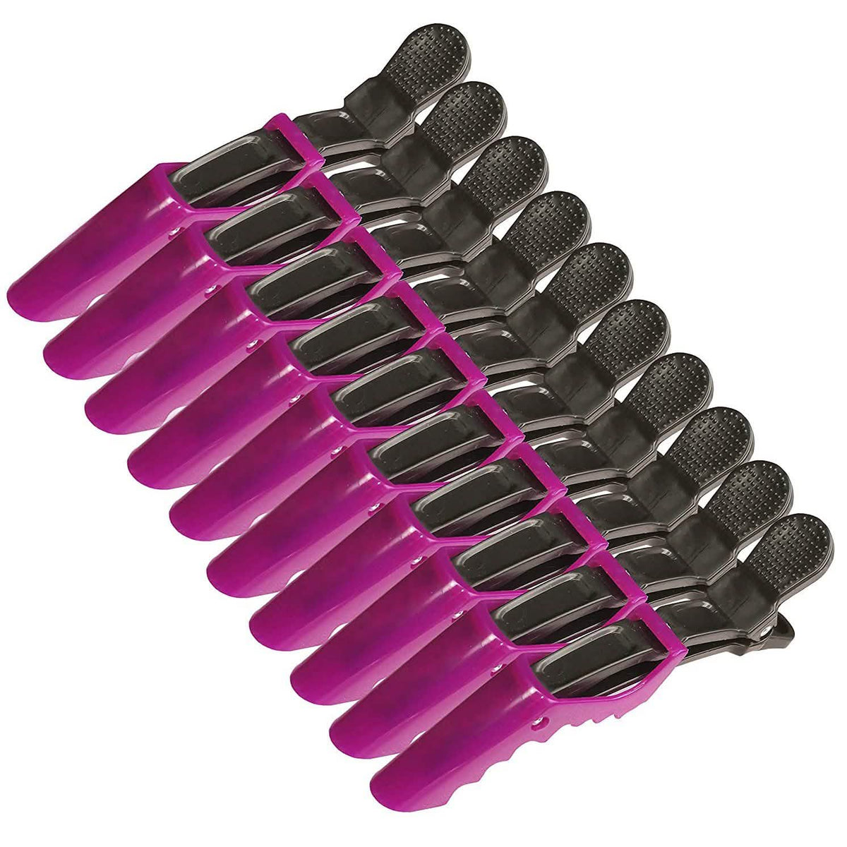 10-Pack: Alligator Styling Sectioning Clips Purple Beauty & Personal Care - Tophatter Daily Deals