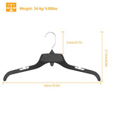 10-Pack: Clothes Hanger Non-Slip Notched Space-Saving Storage & Organization - Tophatter Daily Deals