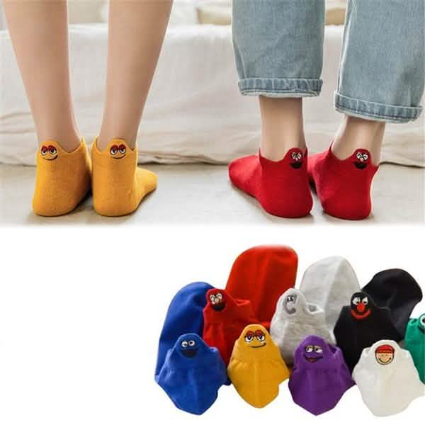 10-Pack: Embroidered Expression Women Socks Women's Socks & Hosiery - Tophatter Daily Deals