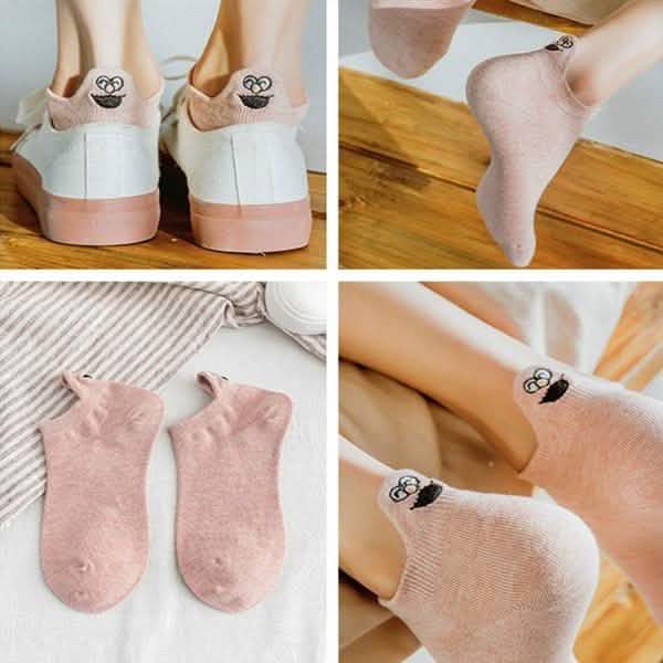 10-Pack: Embroidered Expression Women Socks Women's Socks & Hosiery - Tophatter Daily Deals