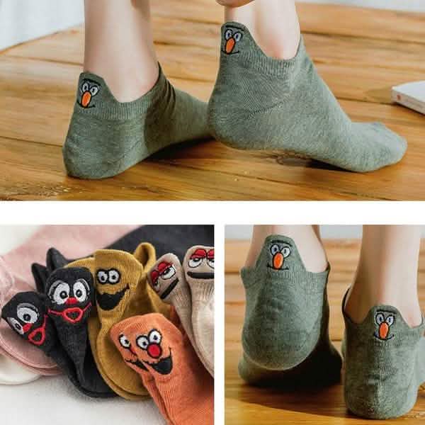 10-Pack: Embroidered Expression Women Socks Women's Socks & Hosiery - Tophatter Daily Deals