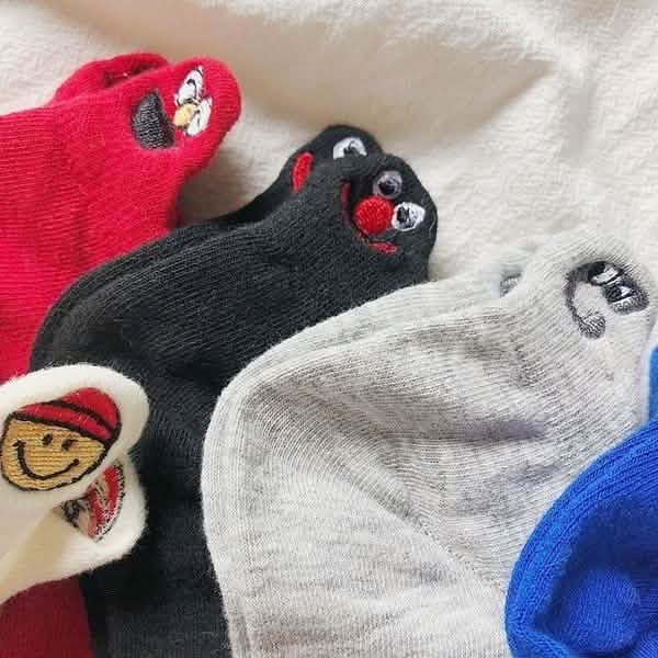 10-Pack: Embroidered Expression Women Socks Women's Socks & Hosiery - Tophatter Daily Deals