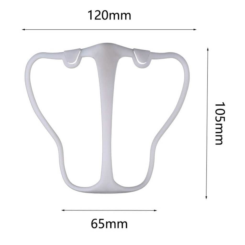 10-Pack: Face Mask Inner Support Frame Silicone Bracket Face Masks & PPE - Tophatter Daily Deals