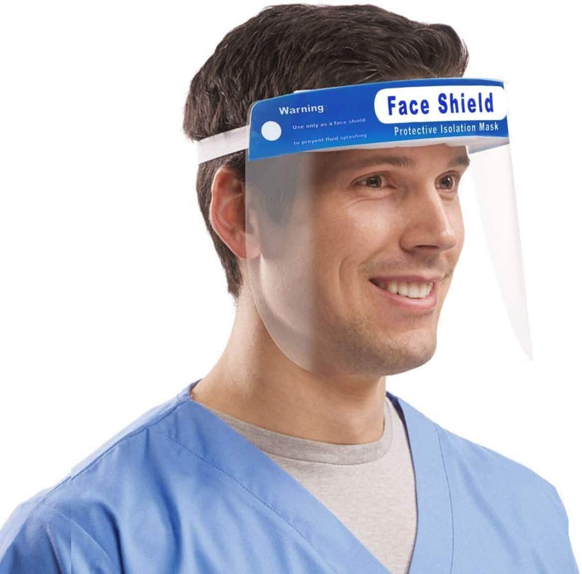 10-Pack: Face Protection Shields Face Masks & PPE - Tophatter Daily Deals
